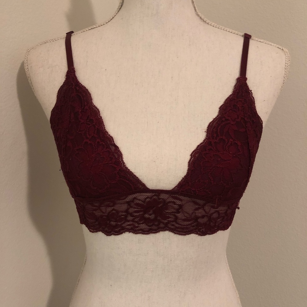 Burgundy Bralette